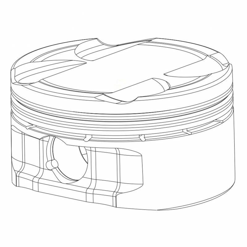 Product Image for CP Kolvkit Hög Komp 14.0:1 (std 13.9)