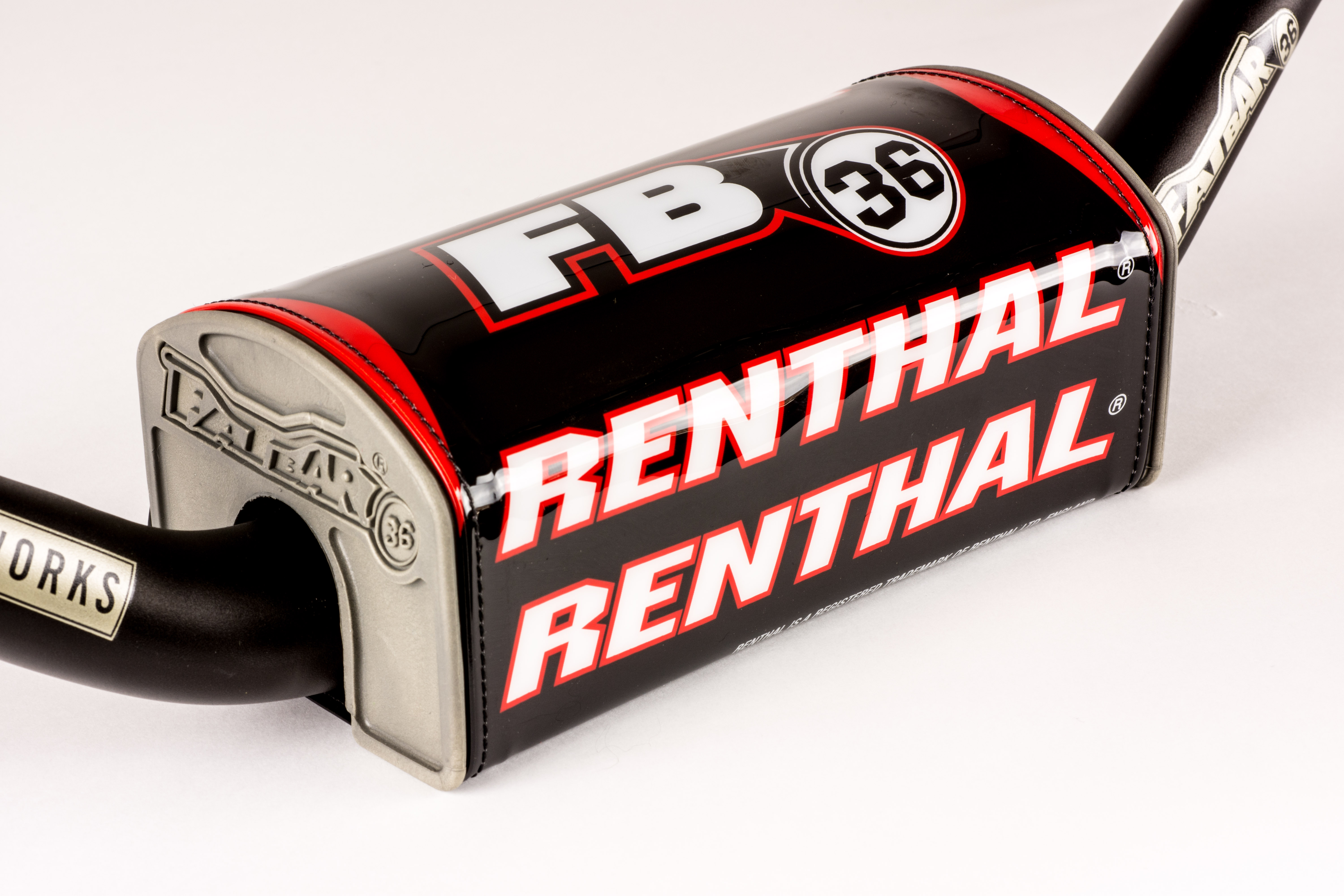 Product Image for Renthal Fatbar36 Pad Svart Vit Röd