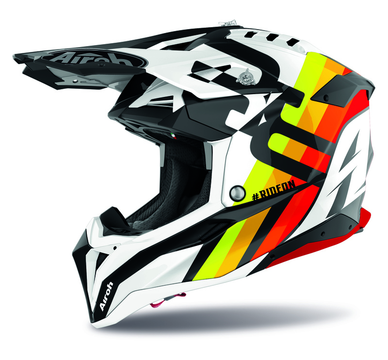 Product Image for Airoh Aviator 3 Rainbow Crosshjälm Vit