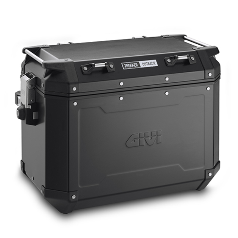 Product Image for Givi Trekker Outback Restyled Blackline 48ltr aluminium right side case