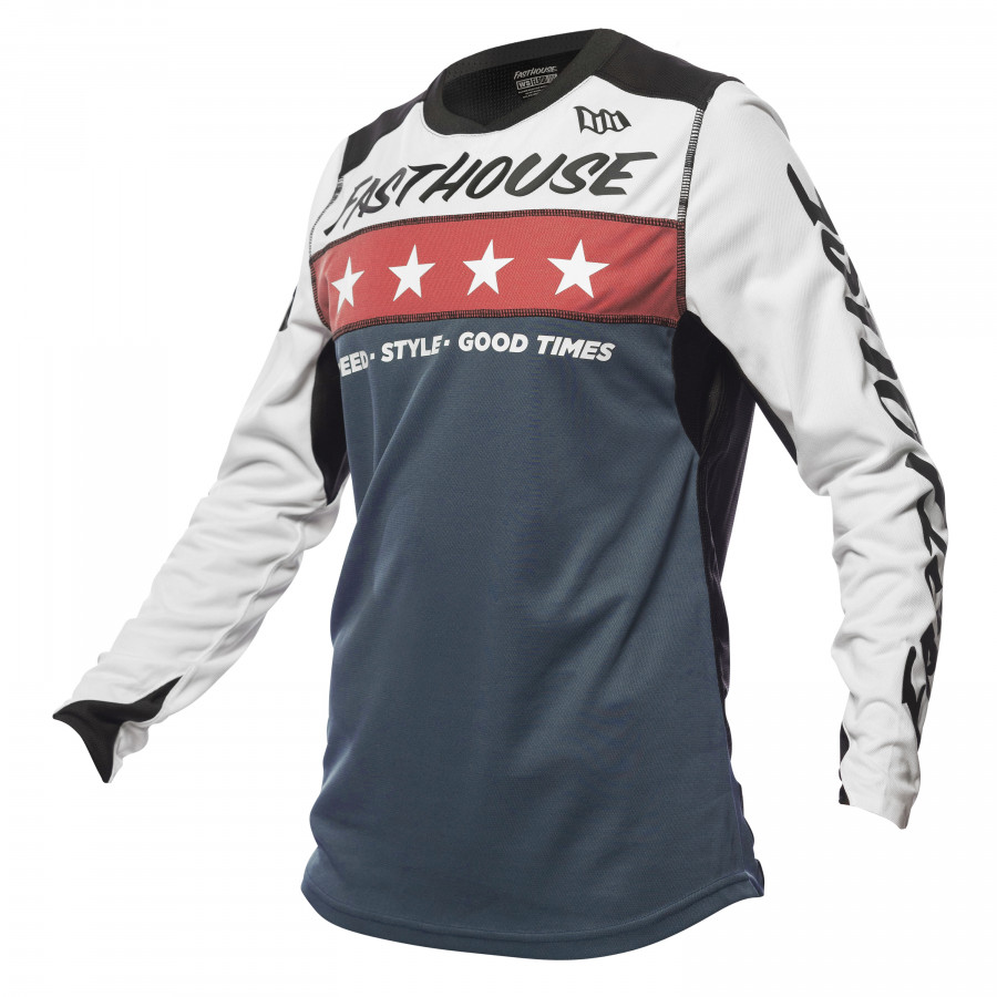 Product Image for Fasthouse Elrod Astre Crosströja Dam Vit Blå Rosa