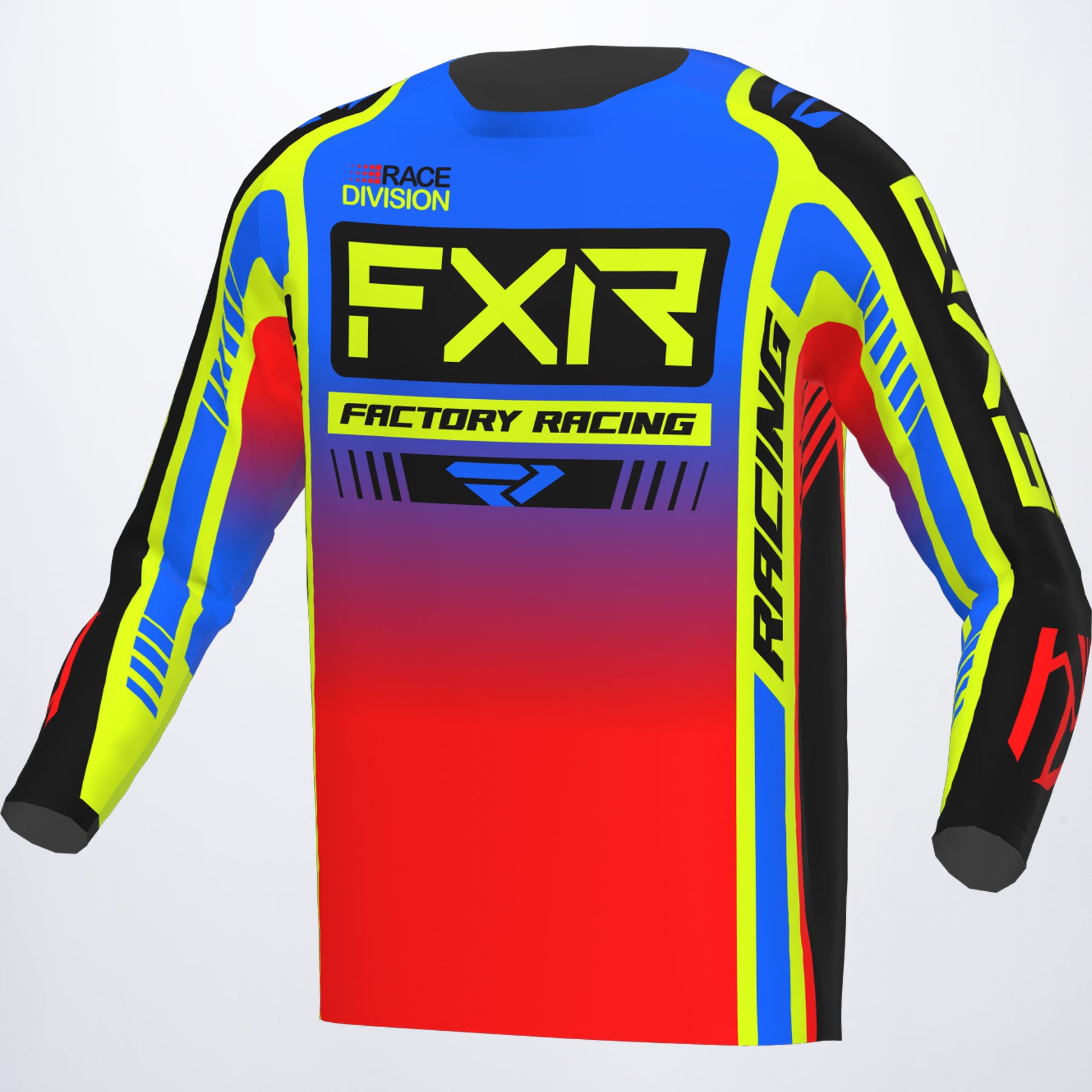 Product Image for FXR Barn Clutch Pro Crosströja Pro Blå Neongul Röd