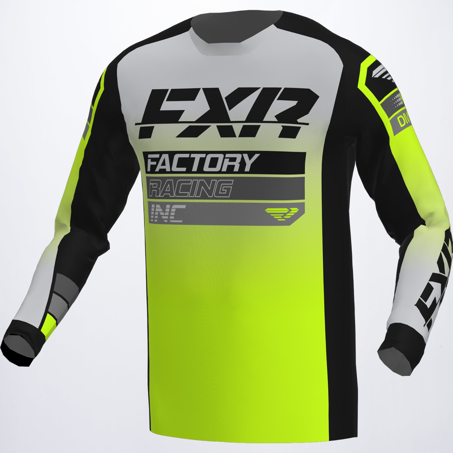 Product Image for FXR Clutch Crosströja Svart Grå Neongul