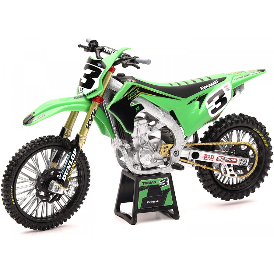 Product Image for New-Ray 1:12 Factory Kawasaki KX450 ELI TOMAC